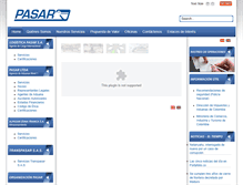 Tablet Screenshot of pasar.ws